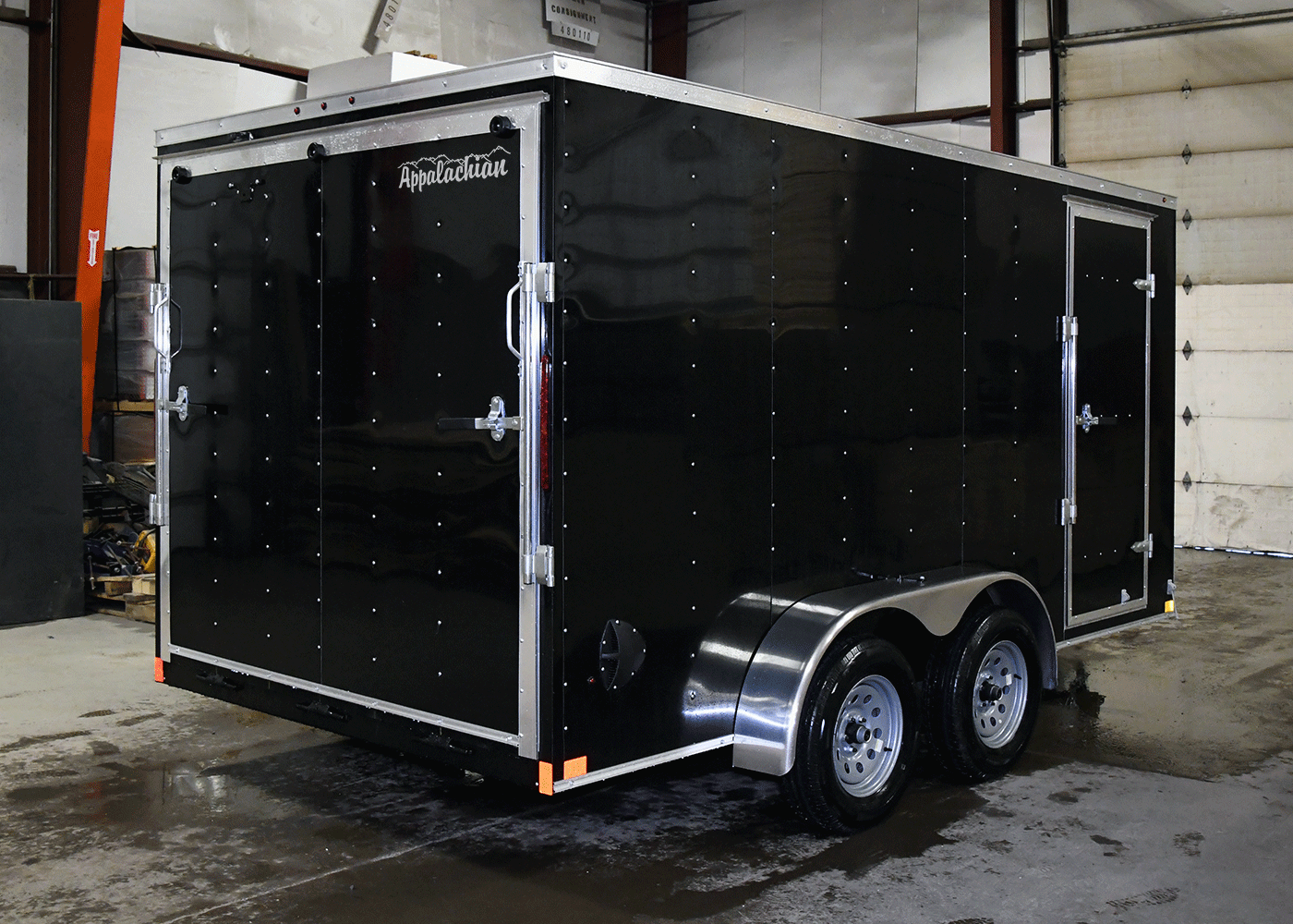 7 Wide Tandem Axle Enclosed Cargo Trailers Call Today 