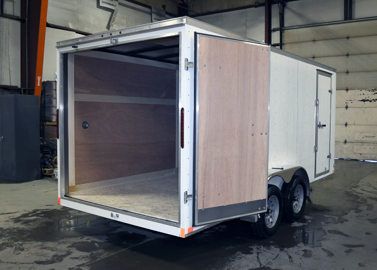 7′ Wide Tandem Axle Enclosed Cargo Trailers | Call Today!