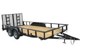 tandem axle contractor grade utility trailers