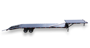 top deck three car trailer